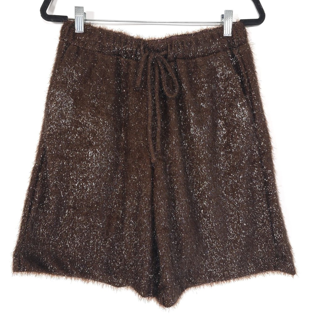 ANTHROPOLOGIE MAEVE Women's New Long Shorts MEDIUM Tinsel High Rise Pull On - Picture 11 of 16